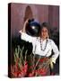 Native Woman, Tourism in Oaxaca, Mexico-Bill Bachmann-Stretched Canvas