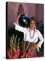 Native Woman, Tourism in Oaxaca, Mexico-Bill Bachmann-Stretched Canvas