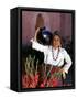 Native Woman, Tourism in Oaxaca, Mexico-Bill Bachmann-Framed Stretched Canvas