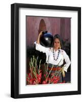 Native Woman, Tourism in Oaxaca, Mexico-Bill Bachmann-Framed Photographic Print