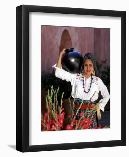 Native Woman, Tourism in Oaxaca, Mexico-Bill Bachmann-Framed Photographic Print