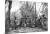 Native Women with Baskets of Hippo Meat, Karoo, South Africa, 1924-Thomas A Glover-Mounted Giclee Print