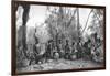 Native Women with Baskets of Hippo Meat, Karoo, South Africa, 1924-Thomas A Glover-Framed Giclee Print