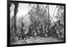 Native Women with Baskets of Hippo Meat, Karoo, South Africa, 1924-Thomas A Glover-Framed Giclee Print