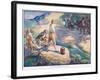 Natives Gathered Round Them-Joseph Ratcliffe Skelton-Framed Giclee Print