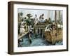 Natives Loading a Schooner with Coconuts at Kingston, Jamaica-null-Framed Giclee Print