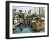 Natives Loading a Schooner with Coconuts at Kingston, Jamaica-null-Framed Giclee Print