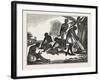 Natives of Madagascar Preparing Bread from the Manioc Root-null-Framed Giclee Print