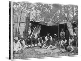 Natives of Queensland, Australia, Late 19th Century-John L Stoddard-Stretched Canvas