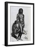 Natives of San Salvador from Life and Voyages of Christopher Columbus-Washington Irving-Framed Giclee Print