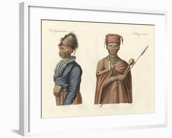 Natives of South Africa-null-Framed Giclee Print