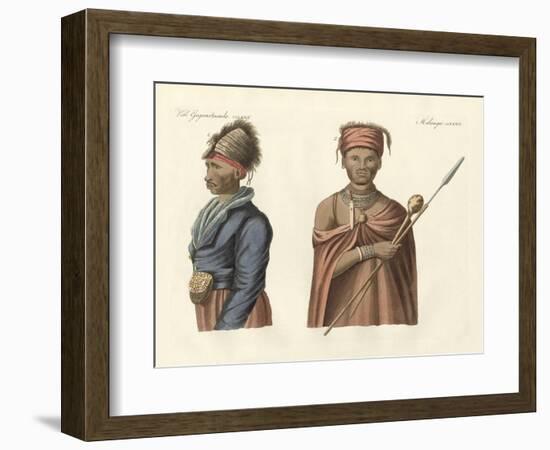 Natives of South Africa-null-Framed Giclee Print