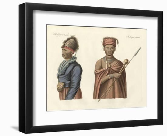 Natives of South Africa-null-Framed Giclee Print