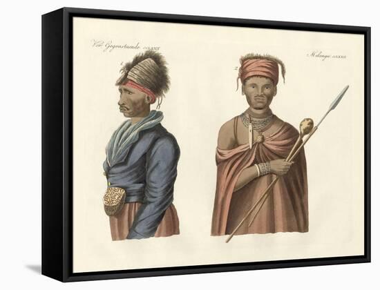 Natives of South Africa-null-Framed Stretched Canvas