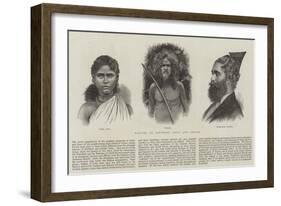 Natives of Southern India and Ceylon-null-Framed Giclee Print