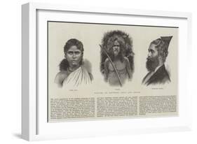 Natives of Southern India and Ceylon-null-Framed Giclee Print