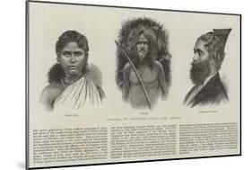 Natives of Southern India and Ceylon-null-Mounted Giclee Print