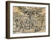 Natives of the Canary Islands, 1590-Theodore de Bry-Framed Giclee Print