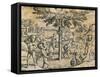 Natives of the Canary Islands, 1590-Theodore de Bry-Framed Stretched Canvas