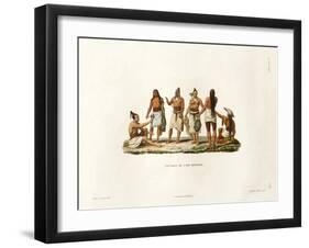 Natives of the Island of Rotuma-Ambroise Tardieu-Framed Giclee Print