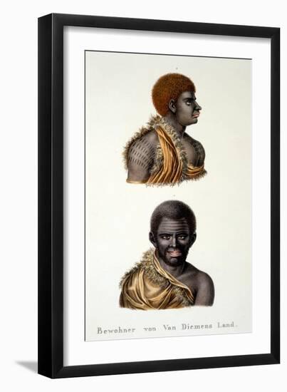 Natives of Van Dieman's Land-null-Framed Giclee Print