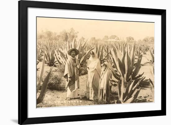 Natives on Maguey Plantation, Mexico-null-Framed Premium Giclee Print