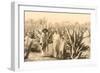 Natives on Maguey Plantation, Mexico-null-Framed Art Print