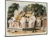 Natives Pay Homage to Their Ruler-Charles Emilius Gold-Mounted Giclee Print