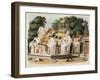 Natives Pay Homage to Their Ruler-Charles Emilius Gold-Framed Giclee Print