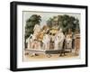 Natives Pay Homage to Their Ruler-Charles Emilius Gold-Framed Giclee Print