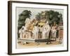 Natives Pay Homage to Their Ruler-Charles Emilius Gold-Framed Giclee Print