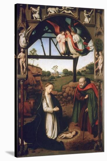 Nativity, 1452-Petrus Christus-Stretched Canvas