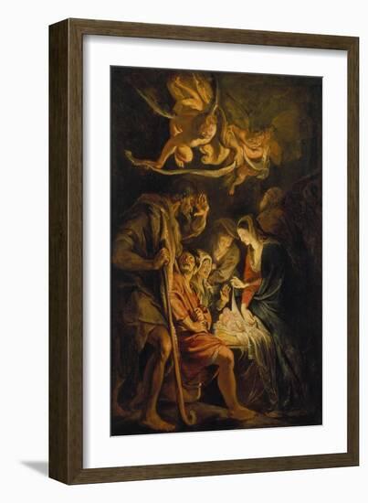 Nativity, 1608-Peter Paul Rubens-Framed Giclee Print