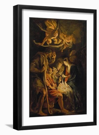 Nativity, 1608-Peter Paul Rubens-Framed Giclee Print
