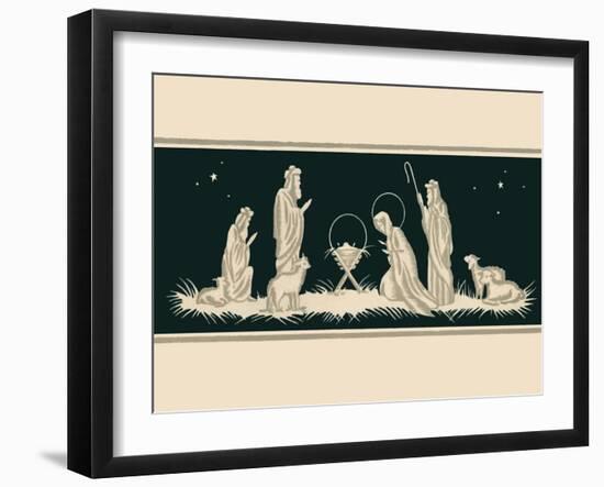 NATIVITY #2-R NOBLE-Framed Art Print