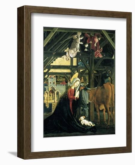 Nativity (Altarpiece of the Church of St. Wolfgang Im Salzkammergu), 1481-Michael Pacher-Framed Giclee Print