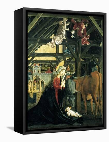 Nativity (Altarpiece of the Church of St. Wolfgang Im Salzkammergu), 1481-Michael Pacher-Framed Stretched Canvas