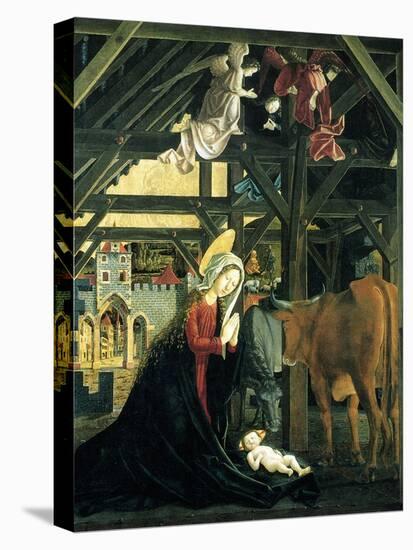 Nativity (Altarpiece of the Church of St. Wolfgang Im Salzkammergu), 1481-Michael Pacher-Stretched Canvas