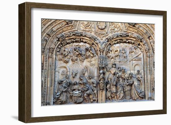 Nativity and Adoration of the Magi, Relief on the Entrance to the New Cathedral-null-Framed Giclee Print