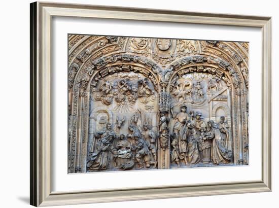 Nativity and Adoration of the Magi, Relief on the Entrance to the New Cathedral-null-Framed Giclee Print