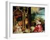 Nativity and Concert of Angels from the Isenheim Altarpiece, Central Panel-Matthias Grünewald-Framed Giclee Print