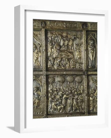 Nativity and Kiss of Judas, Panel on Frontal of Altar of St James-Andrea Di Jacopo D'Ognabene-Framed Giclee Print