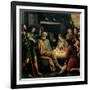 Nativity and the Adoration of the Shepherds-Giuseppe Vermiglio-Framed Art Print