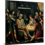 Nativity and the Adoration of the Shepherds-Giuseppe Vermiglio-Mounted Art Print