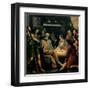 Nativity and the Adoration of the Shepherds-Giuseppe Vermiglio-Framed Art Print