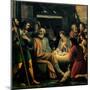 Nativity and the Adoration of the Shepherds-Giuseppe Vermiglio-Mounted Art Print