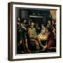 Nativity and the Adoration of the Shepherds-Giuseppe Vermiglio-Framed Art Print