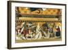 Nativity and the Arrival of the Magi-Giovanni Di Lorenzo Cini-Framed Giclee Print