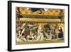 Nativity and the Arrival of the Magi-Giovanni Di Lorenzo Cini-Framed Giclee Print