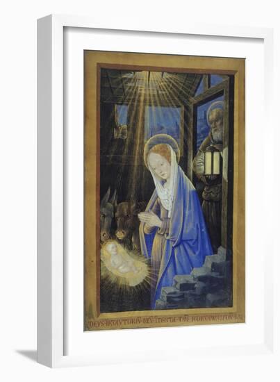 Nativity, c.1500-Jean Bourdichon-Framed Giclee Print